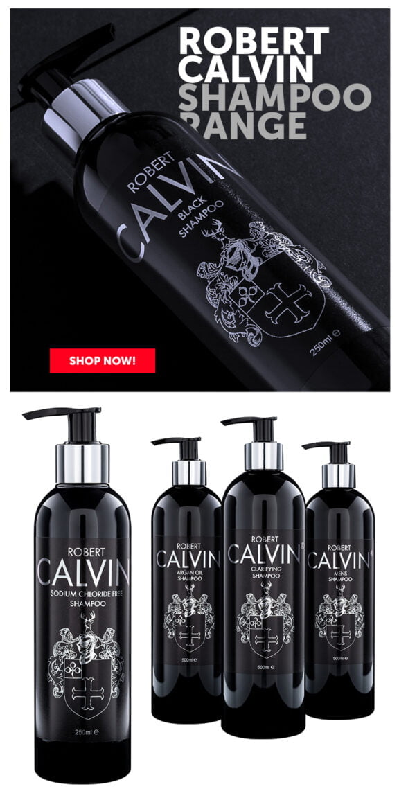 robert calvin banner shampoo range